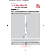 Morphy Richards 731007 SuperVac manual cover