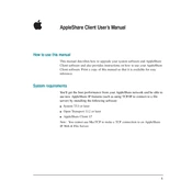 Apple AppleShare Client 3.7 manual cover