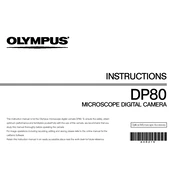 Olympus DP80 manual cover