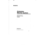 Sony XVM-61EX manual cover