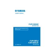 Yamaha FJR13ESJ, FJR13ESJC FJR1300AE 2018 manual cover