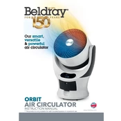 Beldray EH3328B150 150 Orbit Air Circulator manual cover