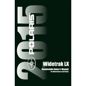 Polaris Widetrak LX manual cover