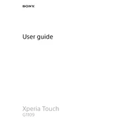 Sony G1109 Xperia Touch manual cover