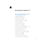 Apple Aperture New Features manual cover