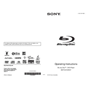 Sony BDP-BX37 manual cover