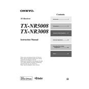 Onkyo TX NR5008, TX NR3008 manual cover