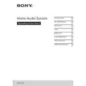 Sony MHC-V50 manual cover