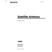 Sony SAN-18D2 manual cover