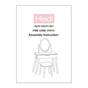 Heidi B&M Vanity Set 374173 manual cover