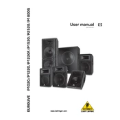 Behringer P1020 manual cover