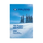 Polaris 700 900 Fushion manual cover