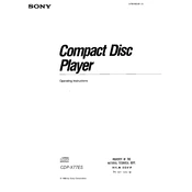 Sony CDP-X77ES manual cover