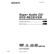 Sony AVD-S500ES manual cover