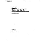 Sony CFM-A50 manual cover