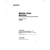 Sony XVM-6000 manual cover