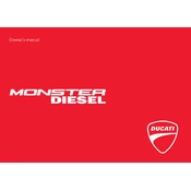 Ducati Monster Diesel 2013 manual cover