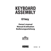 KORG M3 Keyboard Assembly 61 Keys manual cover