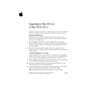 Apple Upgrading to Mac OS 9.2.2 or Mac OS X v10.1.1 manual cover