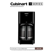 Cuisinart DCC-T20 manual cover