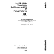 John Deere 110 Inch, 132 Inch, 154 Inch