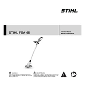 Stihl FSA 45 manual cover