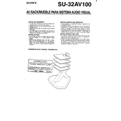 Sony SU-32AV100 manual cover