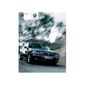 BMW 750i Sedan 7 Series 2008 manual cover