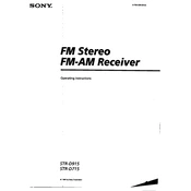 Sony STR-D715 manual cover