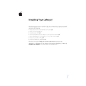 Apple Soundtrack Pro Installing your Software manual cover