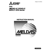 Mitsubishi Electric Meldas MDS C1 SPA Series manual cover