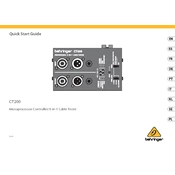 Behringer CT200 manual cover