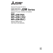 Mitsubishi Electric MRJ2MP8A, MRJ2M DU, MRJ2MB manual cover