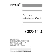 Epson C823141 manual cover