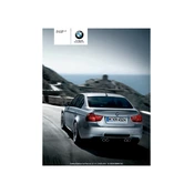 BMW M3 Sedan M Series 2009 manual cover