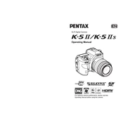 Ricoh Pentax K-5 II, K-5 IIS manual cover