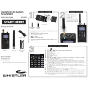 Whistler WS1088 Handheld Radio Scanner manual cover