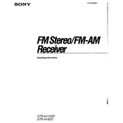 Sony STR-AV920 manual cover