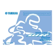 Yamaha WR25RF, WR25RFC WR 2015 manual cover