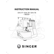 Singer S14-77, S14-78, S14-79, S0235 manual cover