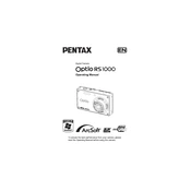 Ricoh Pentax Optio RS1000 manual cover