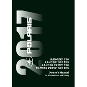 Polaris Ranger 570, 570 EPS, Crew 570 EPS manual cover