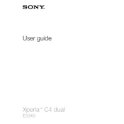 Sony E5343 Xperia C4 Dual manual cover