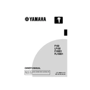 Yamaha F150DET1X manual cover