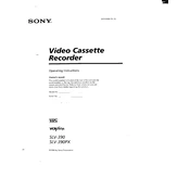 Sony SLV-390 manual cover