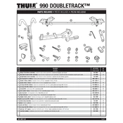 Thule Doubletrack 990 manual cover