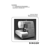 Singer 14HD854 manual cover