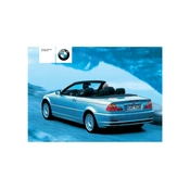 BMW 325Ci Convertible 3 Series 2004 manual cover