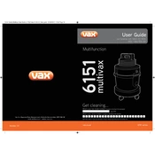 Vax 6151 Series manual cover