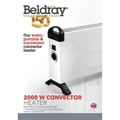 Beldray EH3334B150 2000 W Convector Heater manual cover